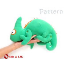 customized OEM design chameleon plush toy